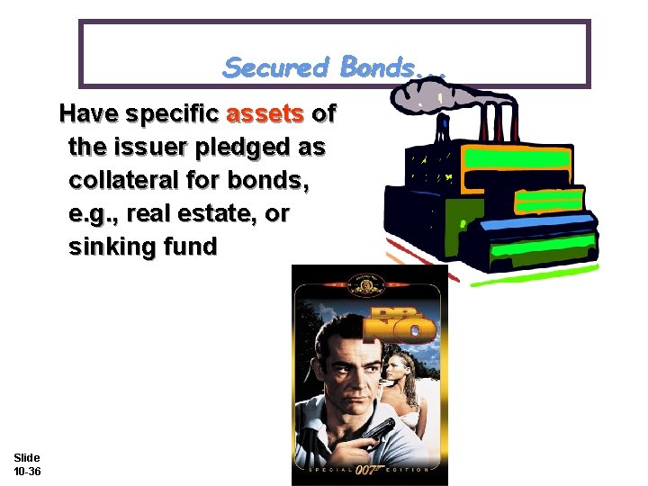 Secured Bonds. . . Have specific assets of the issuer pledged as collateral for