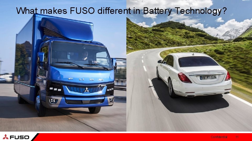 What makes FUSO different in Battery Technology? Confidential 11 