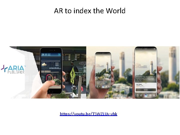AR to index the World https: //youtu. be/TSWZLUv-vhk 