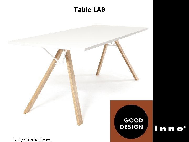 Table LAB Design: Harri Korhonen 