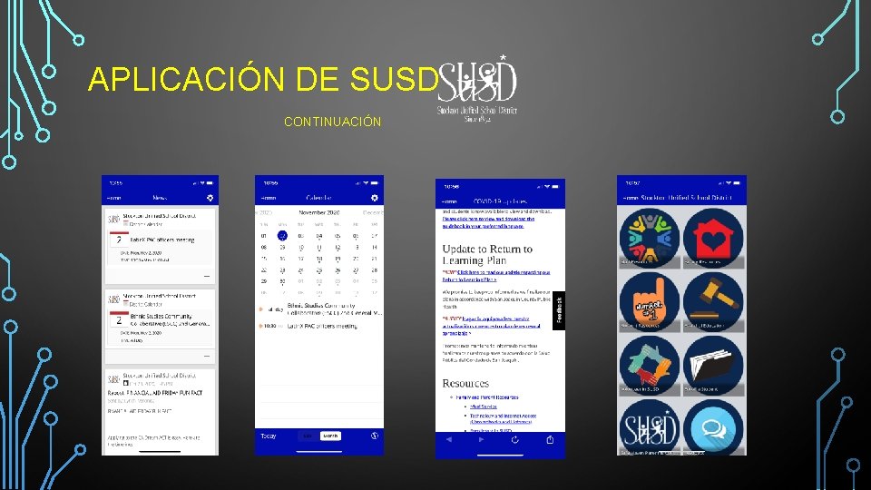 APLICACIÓN DE SUSD CONTINUACIÓN 