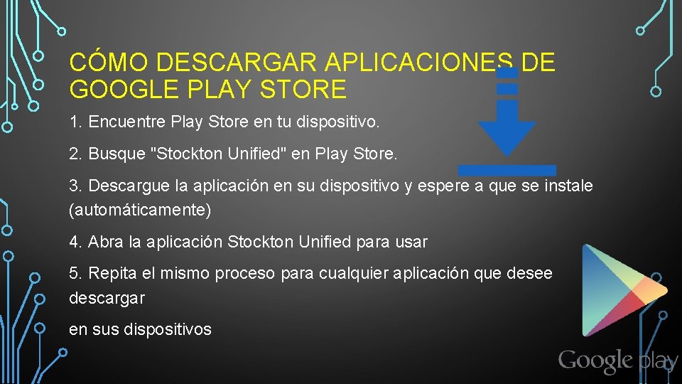 CÓMO DESCARGAR APLICACIONES DE GOOGLE PLAY STORE 1. Encuentre Play Store en tu dispositivo.