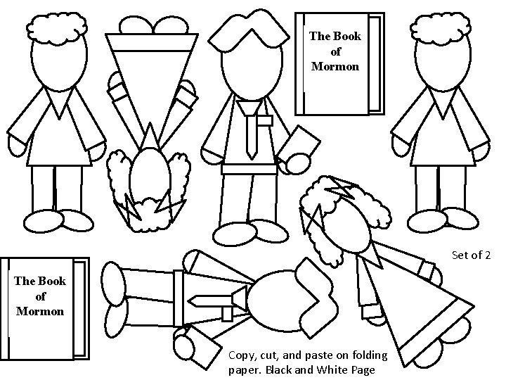 The Book of Mormon Set of 2 The Book of Mormon Copy, cut, and