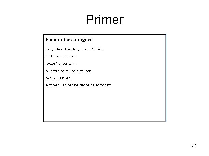 Primer 24 Primer 24
