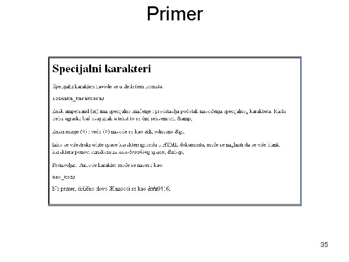 Primer 35 Primer 35