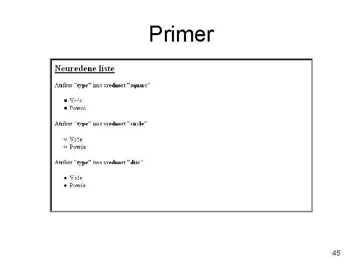 Primer 45 Primer 45