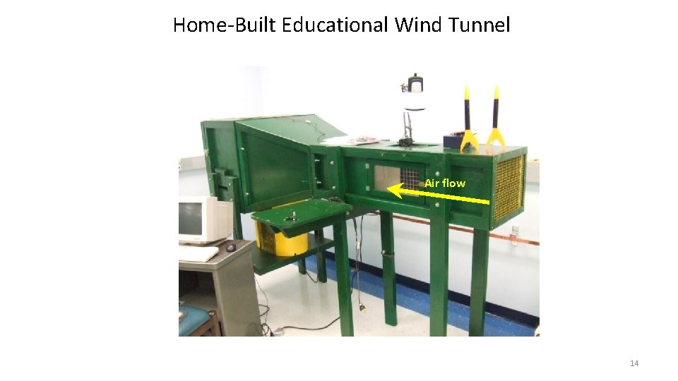 Home-Built Educational Wind Tunnel Air flow 14 