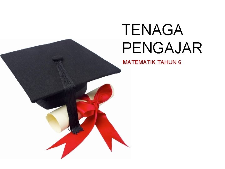 TENAGA PENGAJAR MATEMATIK TAHUN 6 