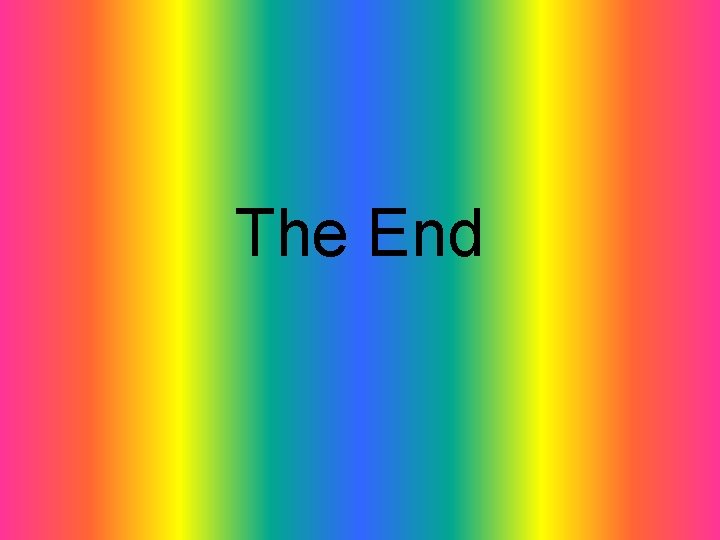 The End 