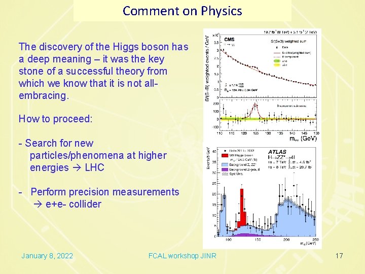 Comment on Physics The discovery of the Higgs boson has a deep meaning –