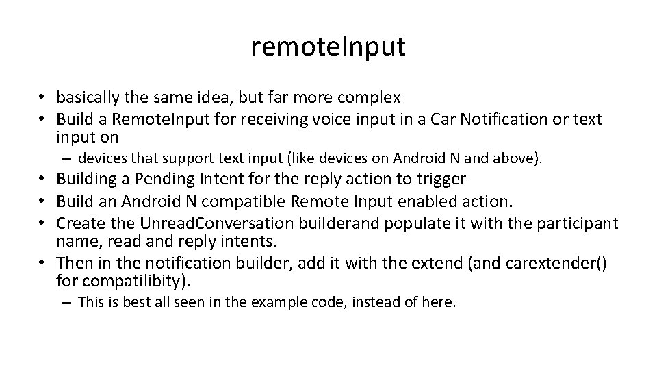remote. Input • basically the same idea, but far more complex • Build a remote. Input • basically the same idea, but far more complex • Build a