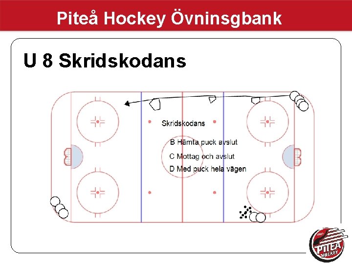 Piteå Hockey Övninsgbank U 8 Skridskodans 