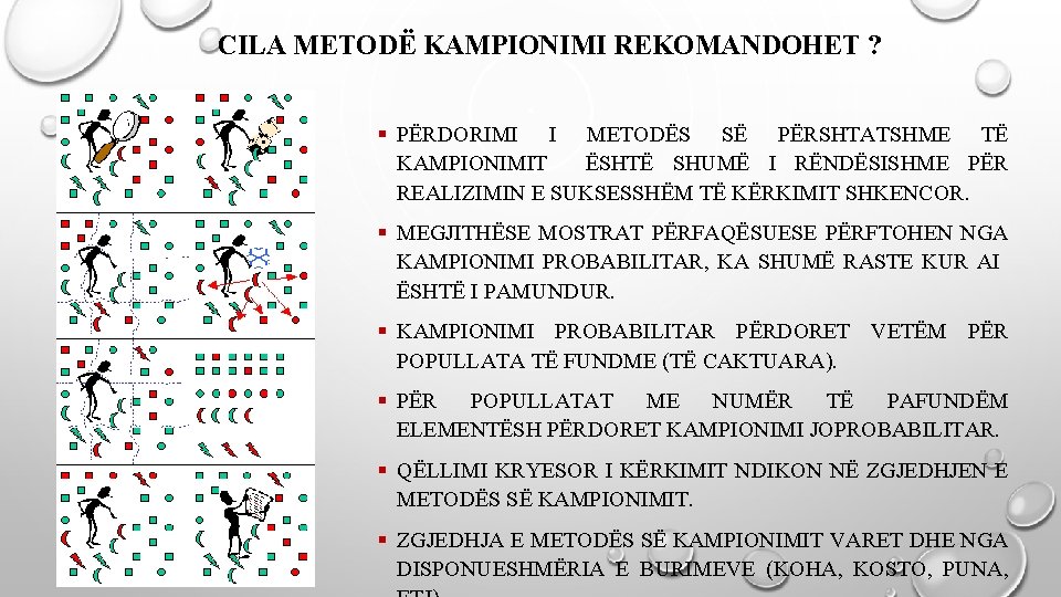 CILA METODË KAMPIONIMI REKOMANDOHET ? § PËRDORIMI I METODËS SË PËRSHTATSHME TË KAMPIONIMIT ËSHTË