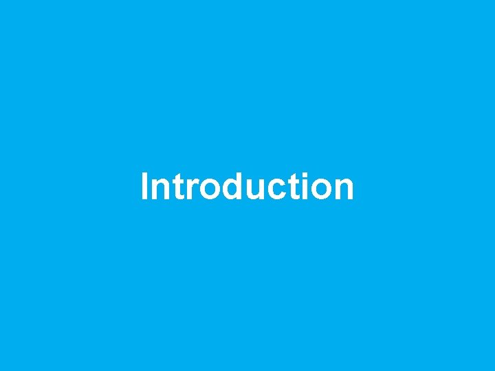 Introduction 