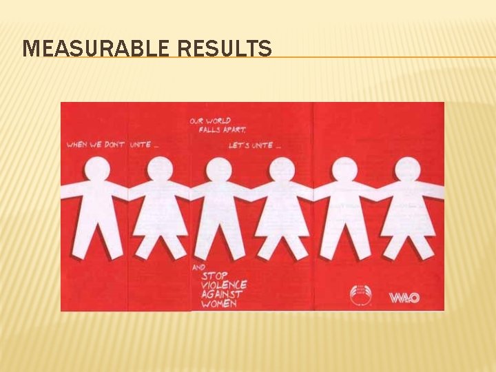 MEASURABLE RESULTS 