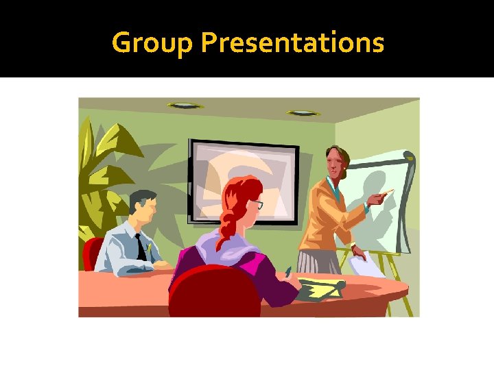 Group Presentations 