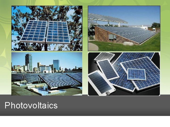 Photovoltaics 