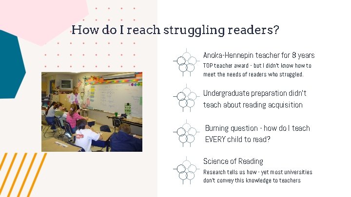 How do I reach struggling readers? Anoka-Hennepin teacher for 8 years TOP teacher award