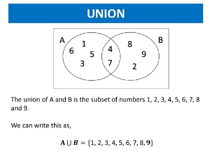 UNION UNION