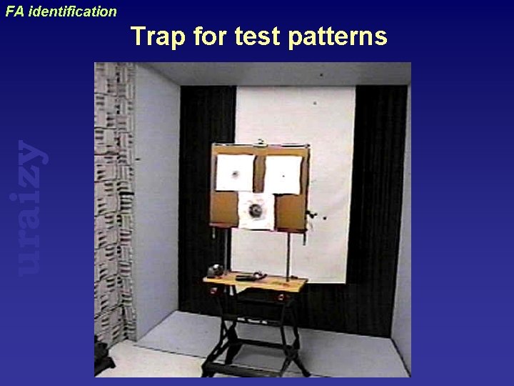 uraizy FA identification Trap for test patterns 