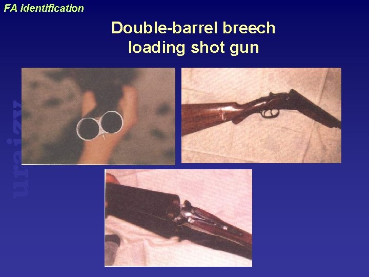 uraizy FA identification Double-barrel breech loading shot gun 