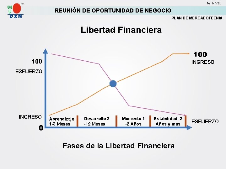 1 er NIVEL REUNIÓN DE OPORTUNIDAD DE NEGOCIO PLAN DE MERCADOTECNIA Libertad Financiera 00