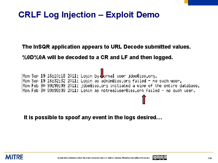 CRLF Log Injection – Exploit Demo The In. SQR application appears to URL Decode