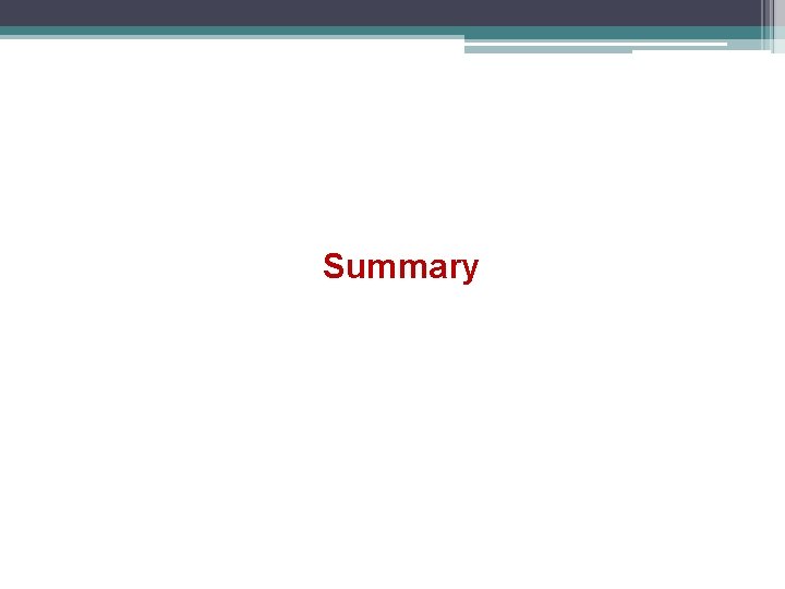 Summary 
