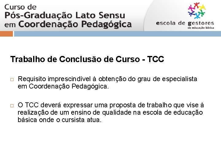Trabalho de Conclusão de Curso - TCC Requisito imprescindível à obtenção do grau de