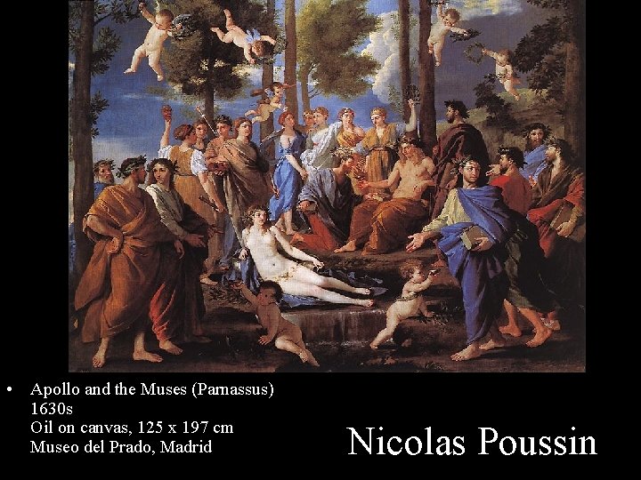  • Apollo and the Muses (Parnassus) 1630 s Oil on canvas, 125 x