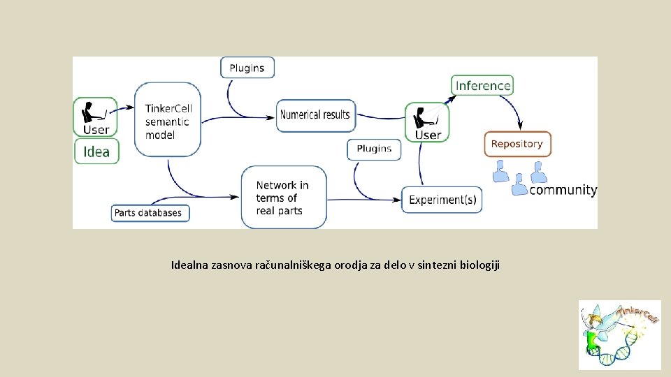 Idealna zasnova računalniškega orodja za delo v sintezni biologiji 