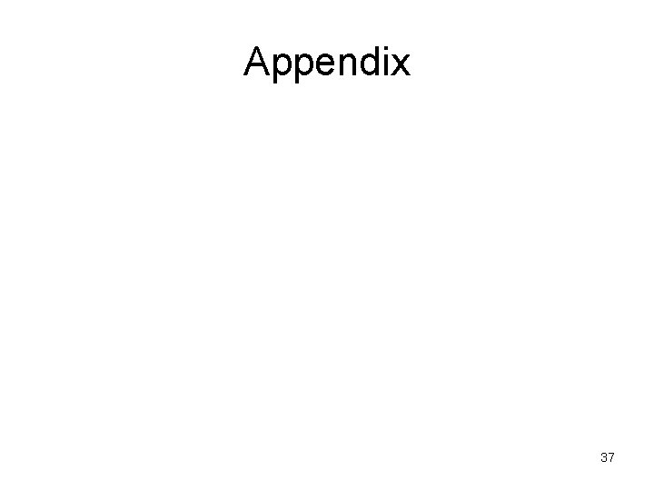 Appendix 37 
