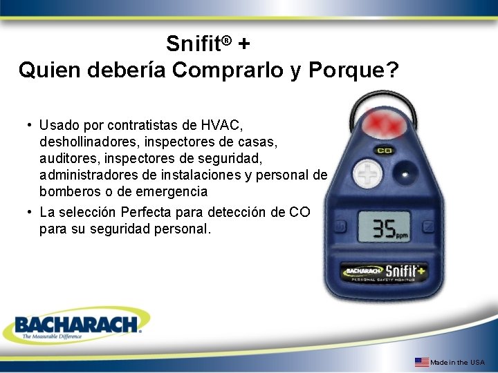Snifit® + Quien debería Comprarlo y Porque? • Usado por contratistas de HVAC, deshollinadores,
