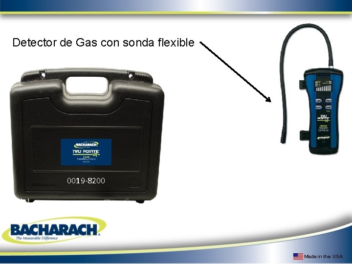 Detector de Gas con sonda flexible 0019 -8200 Made in the USA 