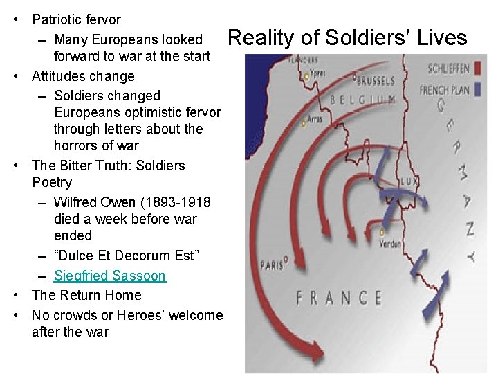  • Patriotic fervor – Many Europeans looked Reality forward to war at the