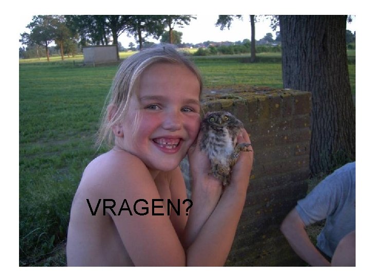 VRAGEN? 