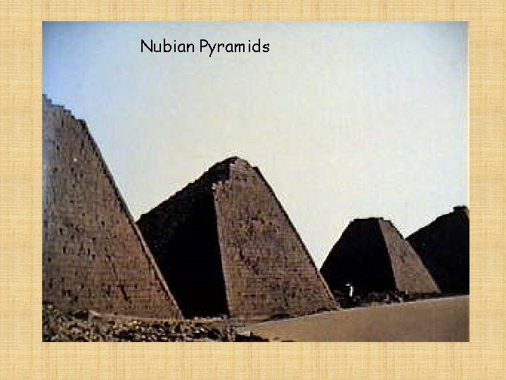 Nubian Pyramids 
