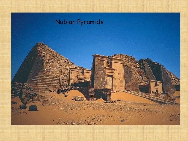 Nubian Pyramids 