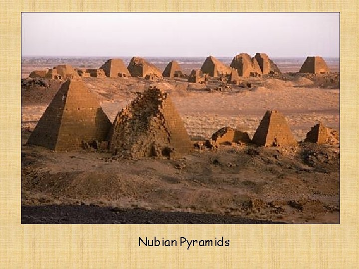 Nubian Pyramids 