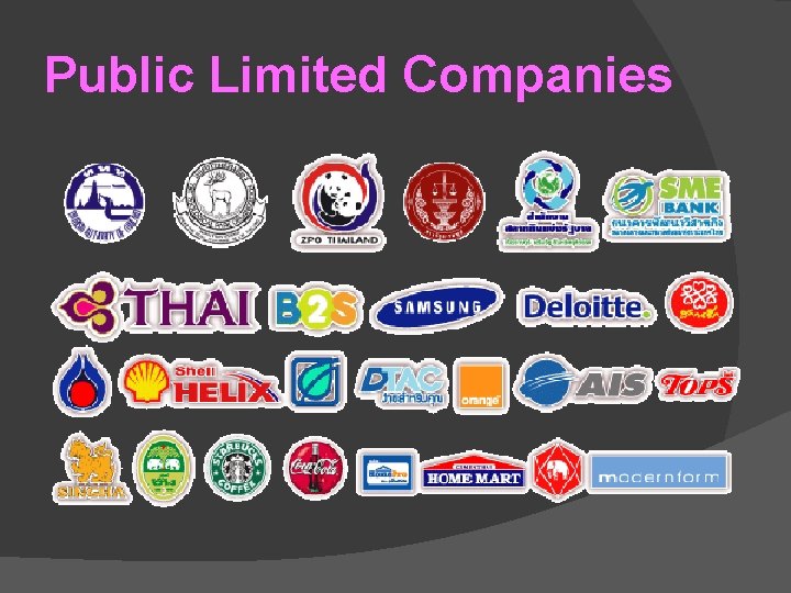 Public Limited Companies 