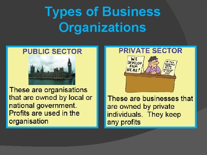 Types of Business Organizations 