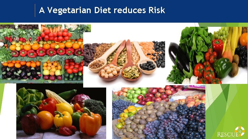 A Vegetarian Diet reduces Risk 