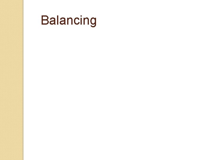 Balancing 