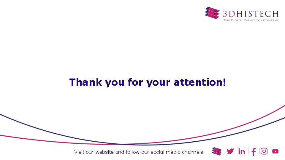 Thank you for your attention! Visit our website and follow our social media channels: