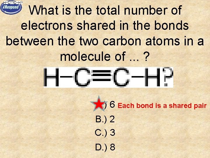 What is the total number of electrons shared in the bonds between the two