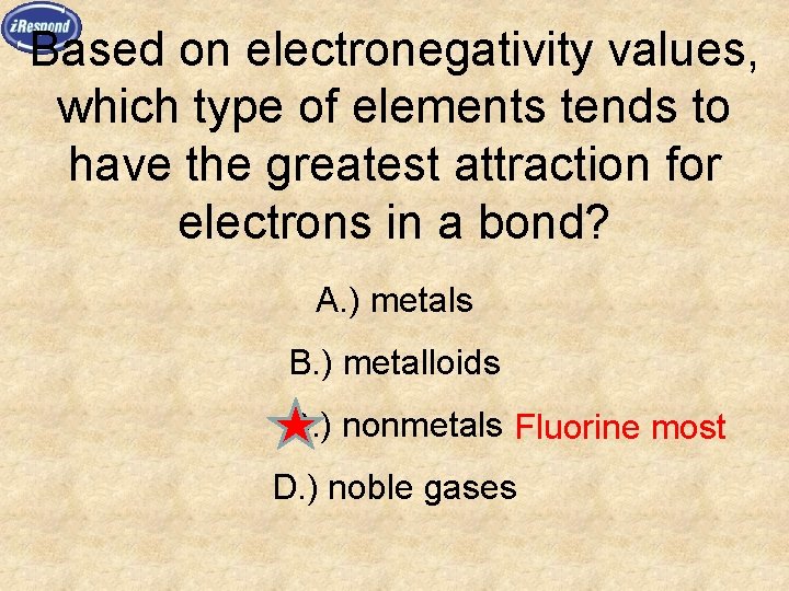 Based on electronegativity values, which type of elements tends to have the greatest attraction