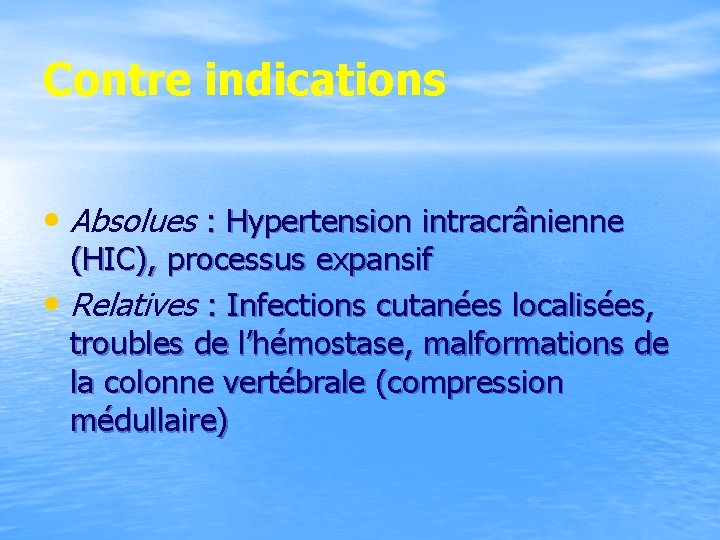 La ponction lombaire Rappels Le liquide cphalorachidien LCR