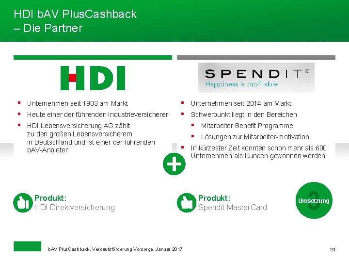 HDI b. AV Plus. Cashback – Die Partner § Unternehmen seit 1903 am Markt