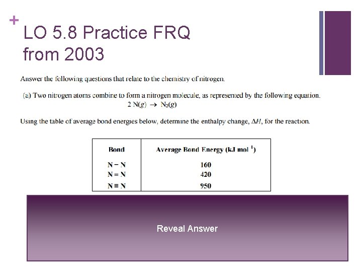 + LO 5. 8 Practice FRQ from 2003 Reveal Answer 
