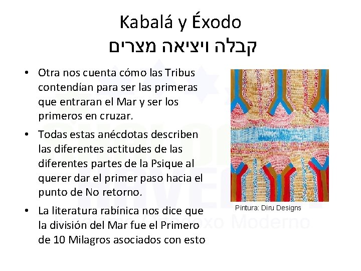 Kabalá y Éxodo קבלה ויציאה מצרים • Otra nos cuenta cómo las Tribus contendían